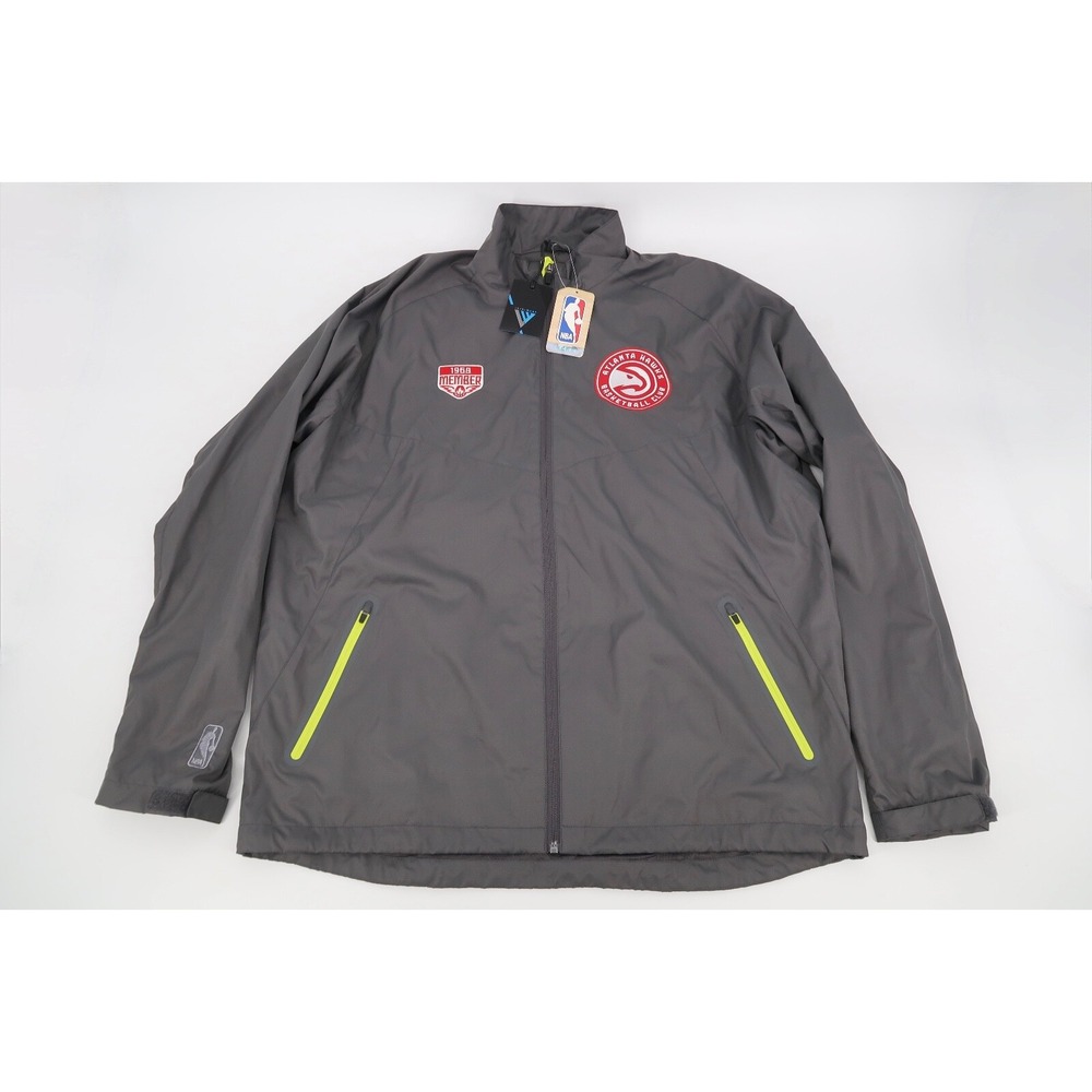 Atlanta Hawks Basketball Club 1968 Member‎ Gray Level Wear Full Zip Jacket Large